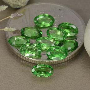 Gemas de granate tsavorita Verde claro natural de 2.23 ct, Corte Óvalo, VS