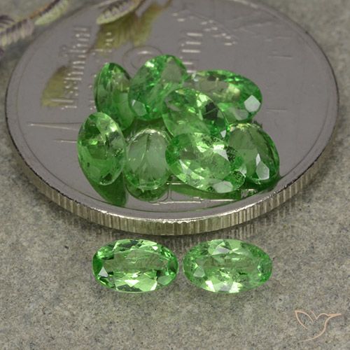 2.16ctw Natural Verde Granate Tsavorita, Ovalada, VS