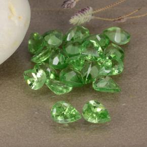 Gemas de granate tsavorita verde natural de 3,14 ct, en forma de pera, VS