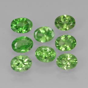 Gemas de granate tsavorita Verde vivo natural de 1.80 ct, Corte Óvalo, VS