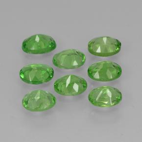 Gemas de granate tsavorita Verde vivo natural de 1.80 ct, Corte Óvalo, VS