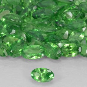 Granate tsavorita Verde eléctrico natural de 0.23 ct, Ovalada, VS