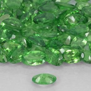 Granate tsavorita Verde eléctrico natural de 0.23 ct, Ovalada, VS