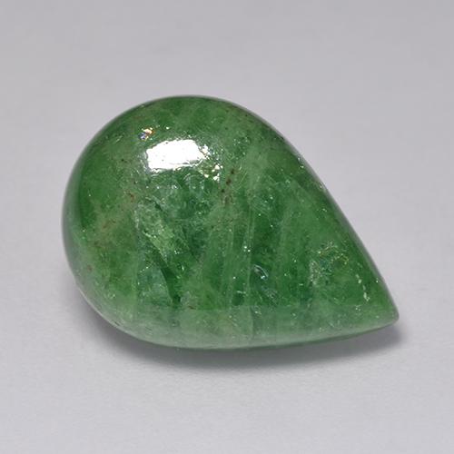 Granate tsavorita verde natural de 12,26 ct, en forma de pera, translúcido