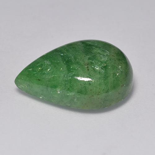 Granate tsavorita verde natural de 12,26 ct, en forma de pera, translúcido