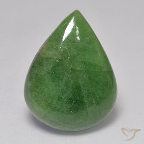9.99ct Natural Verde medio Granate Tsavorita, En forma de pera, Translúcido