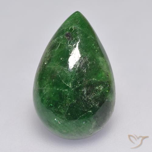 9.89ct Natural Verde pino Granate Tsavorita, En forma de pera, Translúcido