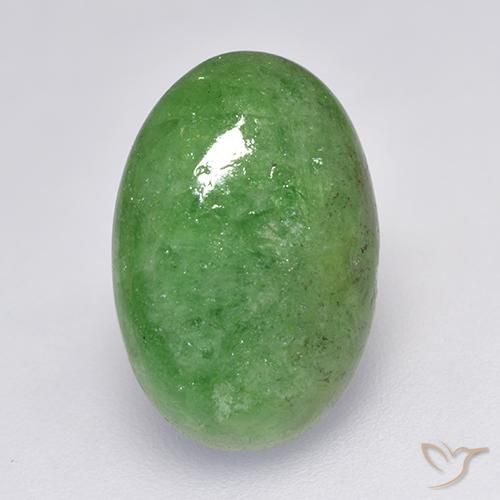 8.01ct Natural Verde oscuro Granate Tsavorita, Ovalada, Translúcido