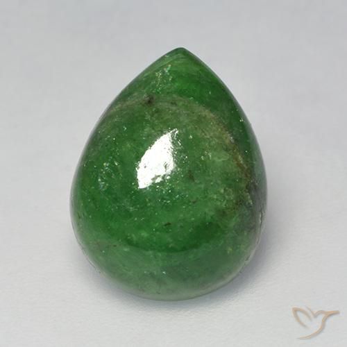 6.73ct Natural Verde bosque Granate tsavorita, En forma de pera, Translúcido