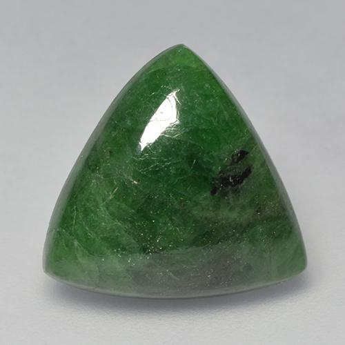 granate tsavorita Verde oscuro natural de 8.64 ct, Trillón, Translúcido