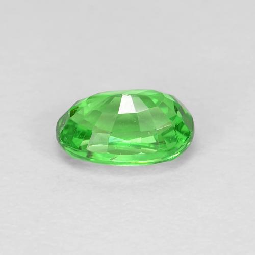 Granate tsavorita verde natural de 1,15 ct, corte óvalo, VS