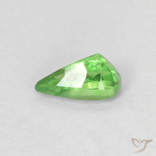 Granate tsavorita Verde vivo natural de 0.24 ct, En forma de pera, VS
