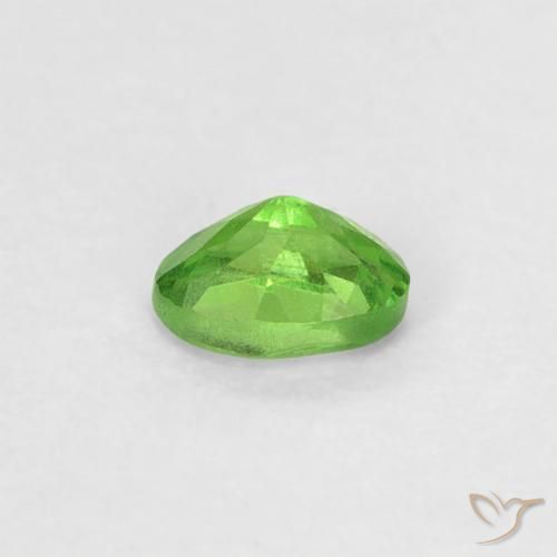 Granate tsavorita Verde vivo natural de 0.24 ct, Ovalada, VS