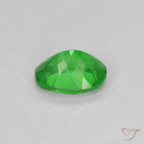 Granate tsavorita Verde eléctrico natural de 0.98 ct, Ovalada, SI