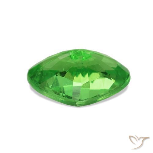 Granate tsavorita Verde claro natural de 1.44 ct, Forma de corazón, VVS-VS