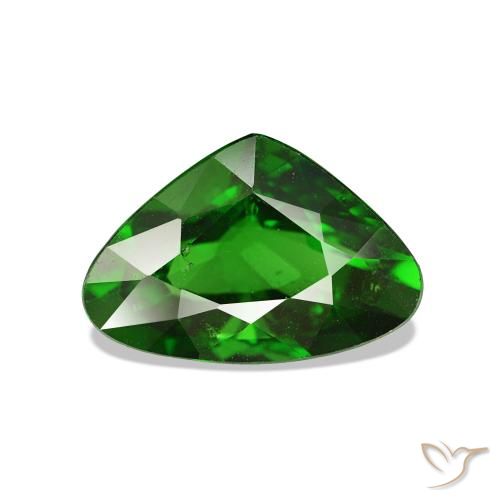 Granate tsavorita Verde oscuro natural de 2.04 ct, Forma de corazón, VS