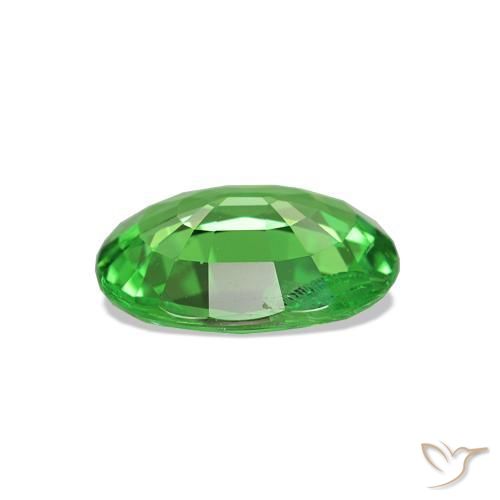 Granate tsavorita Verde medio natural de 1.62 ct, Corte Óvalo, VS