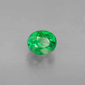 Granate tsavorita verde natural de 1,04 ct, corte óvalo, VS-SI