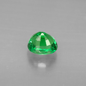 Granate tsavorita verde natural de 1,04 ct, corte óvalo, VS-SI
