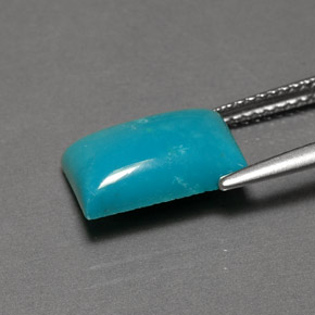 Turquesa Azul natural de 3.12 ct, Corte Baguette, Opaco