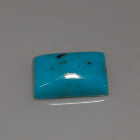 Turquesa Azul natural de 3.35 ct, Corte Baguette, Opaco