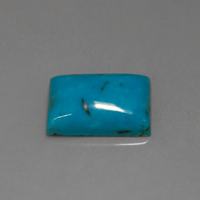 Turquesa Azul natural de 3.39 ct, Corte Baguette, Opaco