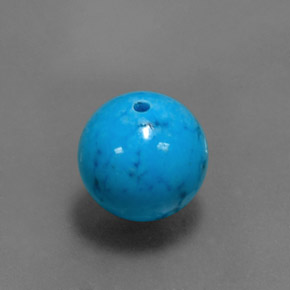 Turquesa Azul natural de 7.80 ct, Esfera / Bola, Opaco
