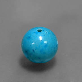 Turquesa Azul natural de 7.72 ct, Esfera / Bola, Opaco