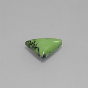 Turquesa verde natural de 1,07 ct, trillón, opaco