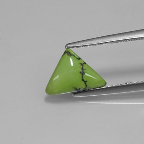 Turquesa Verde amarillo natural de 1.07 ct, Trillón, Opaco