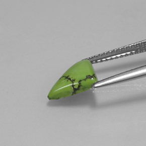 Turquesa Verde amarillo natural de 1.07 ct, Trillón, Opaco