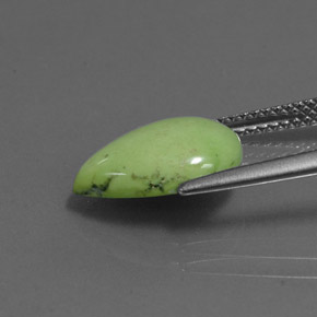 Turquesa Verde amarillo natural de 2.69 ct, En forma de pera, Opaco