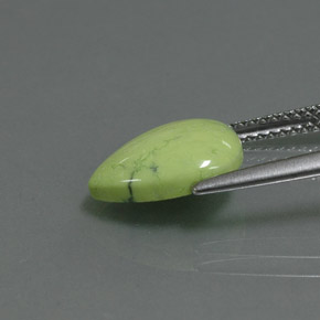 Turquesa Verde amarillo natural de 2.47 ct, En forma de pera, Opaco