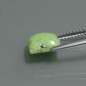 Turquesa verde natural de 2,00 ct, cuadrado, opaco