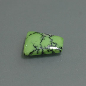 Turquesa Verde amarillo natural de 2.04 ct, Forma elegante, Opaco