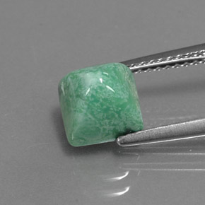 Turquesa Verde natural de 2.32 ct, Cuadrado, Opaco