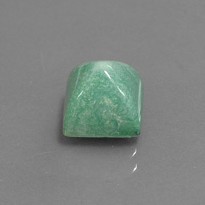 Turquesa verde natural de 2,43 ct, cuadrado, opaco