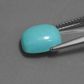 Turquesa Azul natural de 2.62 ct, Corte Cojín, Opaco