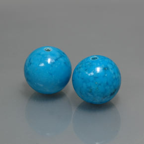 Gemas de Turquesa Azul natural de  ct, Esfera / Bola, Opaco
