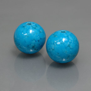 Gemas de Turquesa Azul natural de  ct, Esfera / Bola, Opaco