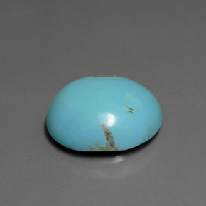 Turquesa Azul natural de 5.58 ct, Corte Cojín, Opaco
