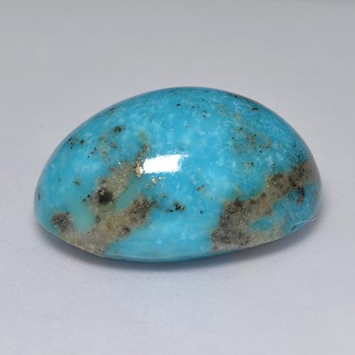 Turquesa turquesa natural de 31,22 ct, corte óvalo, opaco