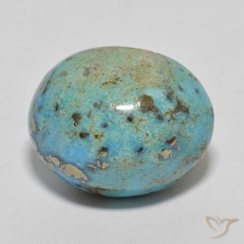 Turquesa Verde espuma de mar natural de 20.37 ct, Corte Óvalo, Opaco