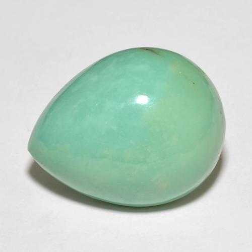 Turquesa Verde azul natural de 15.29 ct, En forma de pera, Opaco
