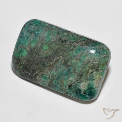 8.46ct Natural Multicolor Turquesa, Forma Cojín, Opaco