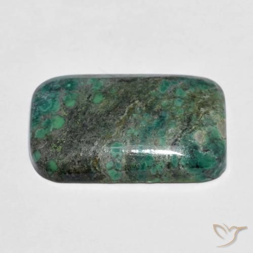 Turquesa Multicolor natural de 8.46 ct, Forma Cojín, Opaco