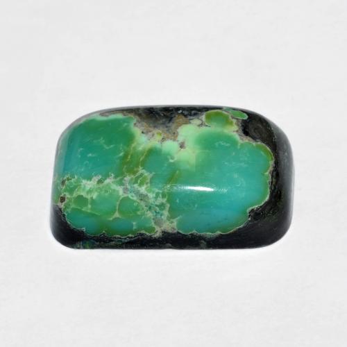 Turquesa multicolor natural de 5,93 ct, corte cojín, opaco