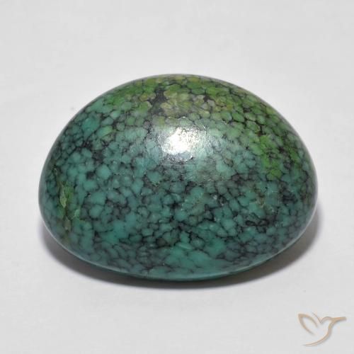 Turquesa Verde manzana natural de 8.63 ct, Elegante, Opaco