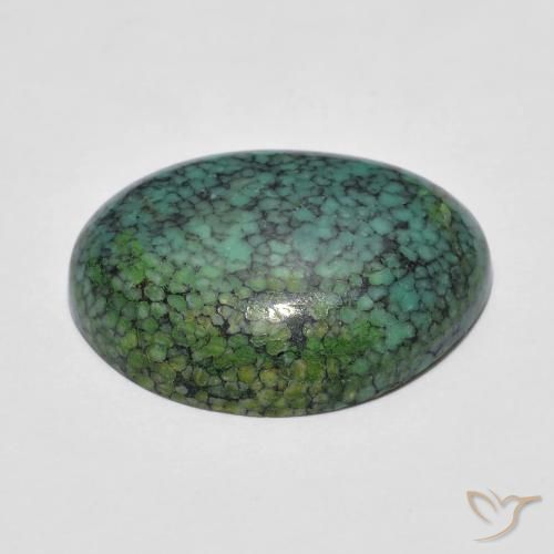 Turquesa Verde manzana natural de 8.63 ct, Elegante, Opaco