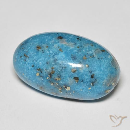 Turquesa Cerceta natural de 20.84 ct, Ovalada, Opaco